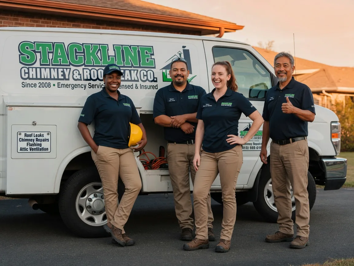 Chimney flashing repair company in Barstow, IL